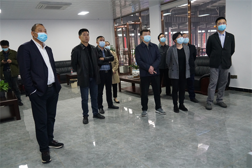 2021-11-20省發(fā)改委來(lái)張家界萬(wàn)眾實(shí)業(yè)集團(tuán)有限公司調(diào)研工作(省辦公室主任夏文斌、市發(fā)改委黨組書記龍維務(wù)）